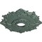 Ekena Millwork Riley Ceiling Medallion (Fits Canopies up to 4 5/8"), 18"OD x 3 1/2"ID x 1 1/2"P, Cloud Burst CM18RLCBF - alternate 2
